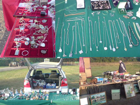 Trinkets galore at the Toat Car Boot!